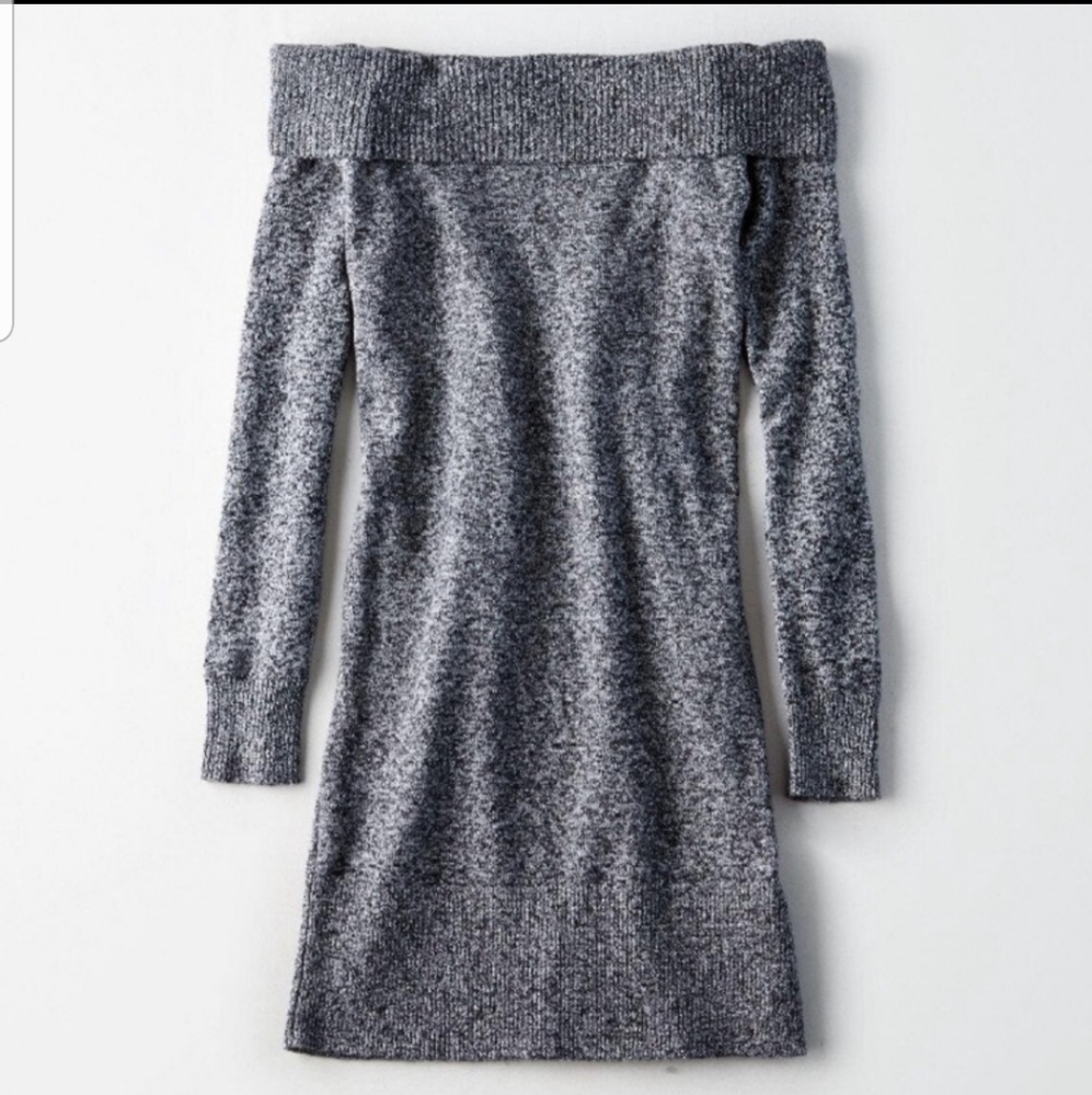 AE Off the Shoulder Sweater Dress